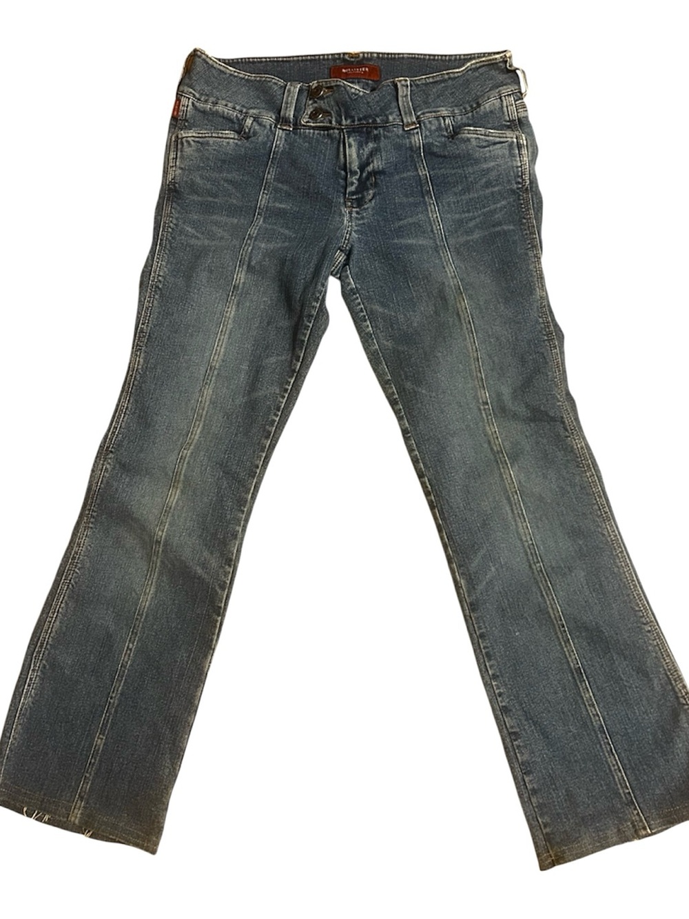 VTG Hollister Y2K Wide Leg Blue Jeans with Front Seams